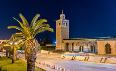 Tuinposter Kasbah Mosque, a historic monument in Tunis. Tunisia, North Africa © Leonid Andronov
