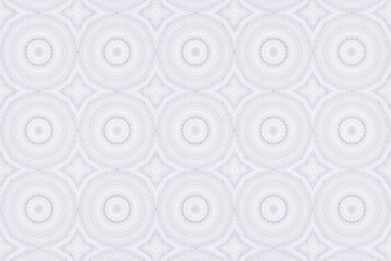 white fabric abstract background. kaleidoscope texture
