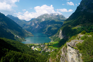 Geiranger fjord beauty