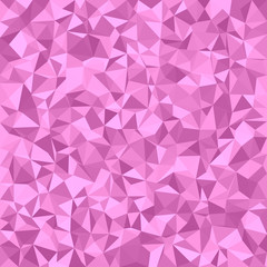 Triangle tiled pattern background - polygonal vector graphic design from pink triangles