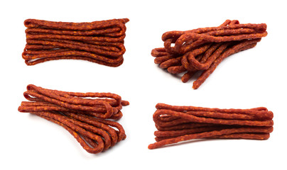 Smoked sausage isolated