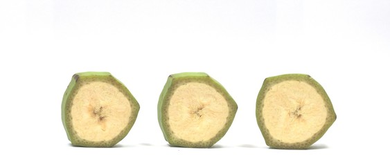 Kochbanane Stücke