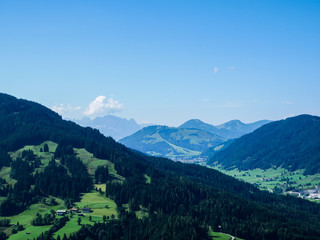 Fototapeta na wymiar Alpenüberblick