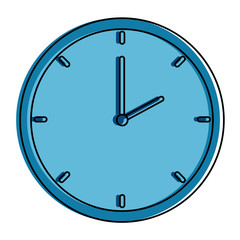 time clock isolated icon vector illustration design