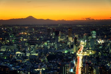 Fotobehang Tokyo Skyline, Japan © Lukas