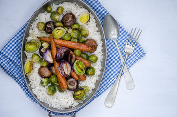 rice with vegetables