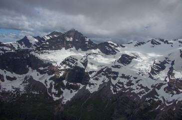 Aerial View of Glacier National Park