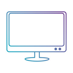 monitor computer isolated icon vector illustration design