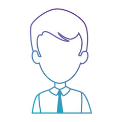elegant businessman avatar character vector illustration design