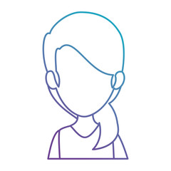 Obraz na płótnie Canvas beautiful businesswoman avatar character vector illustration design