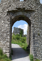 Fototapeta na wymiar Entrance to age old ruins