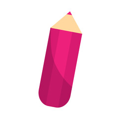 colored pencil icon image vector illustration design 