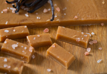 home made salted vanilla caramel