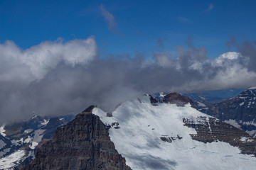 Fototapeta na wymiar Aerial View of Glacier National Park