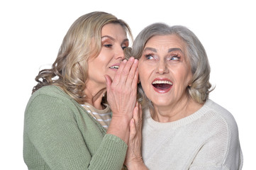  two smiling women 