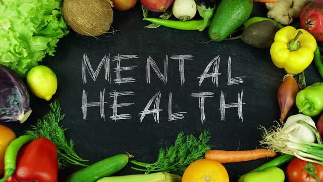 Mental health fruit stop motion