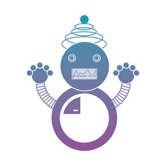 cartoon robot icon