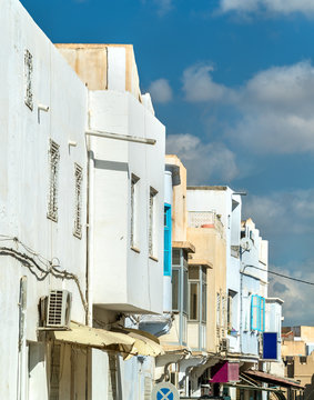 Traditional houses in Medina of Kairouan in Tunisia