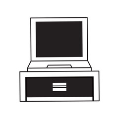 laptop computer icon image