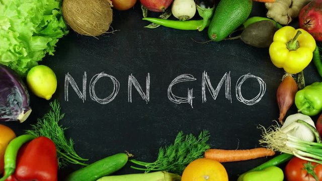 Non gmo fruit stop motion