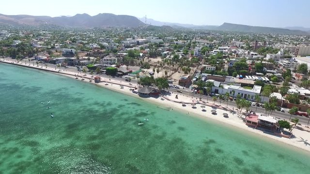 Playa Malec&oacute;n en La Paz M&eacute;xico