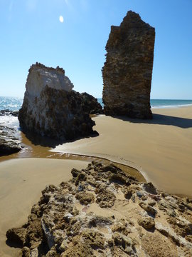 Playa de Mazagon en Huelva (Andalucia,España)