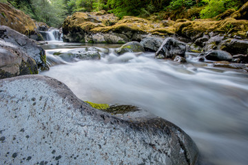 Long Exposure of Water Flow in Brice Creek