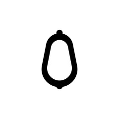 Urinal icon. Plumbing element icon. Premium quality graphic design. Signs, outline symbols collection icon for websites, web design, mobile app, info graphics