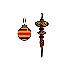 Vector illustration of christmas ball