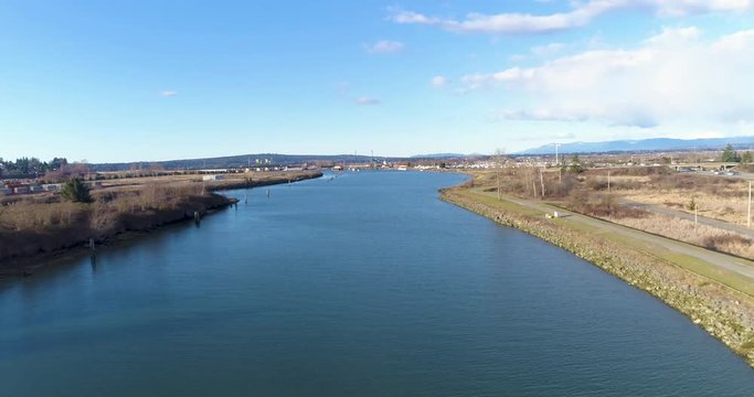 Snohomish River Delta - Everett, Washington USA