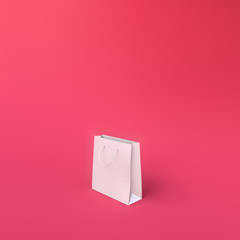 Shopping bag white color