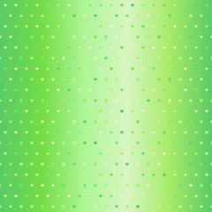Glowing heart pattern. Seamless vector