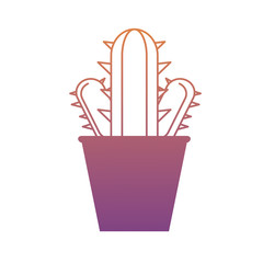 cactus in a pot icon image