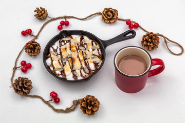 焼きマシュマロ　Baked chocolate marshmallow