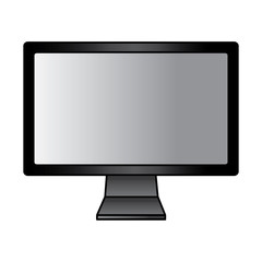 computer monitor icon image vector illustration design 