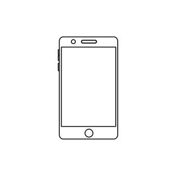 smartphone digital device icon image vector illustration design 