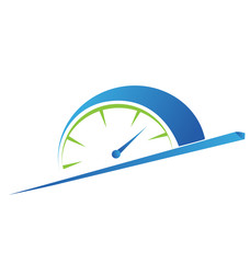 Fast time concept, rush hour logo, training session icon