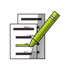 document pages and marker icon