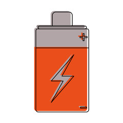 battery rechargeable symbol icon vector illustration graphic design