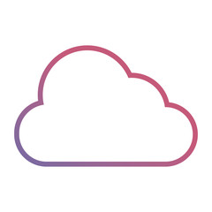 cloud  vector illustration