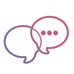chat bubble  vector illustration