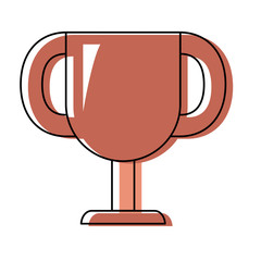  trophy  vector illustration