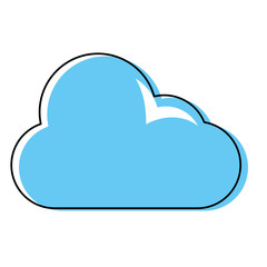 cloud  vector illustration