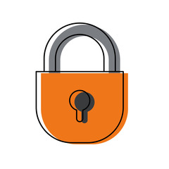 padlock  vector illustration