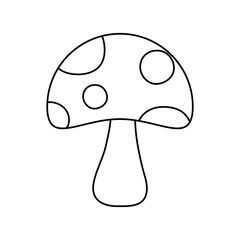 fungus  vector illustration