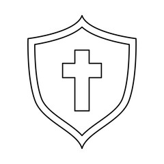 Obraz premium shield vector illustration