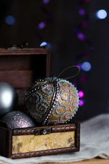 Christmas toys in the box