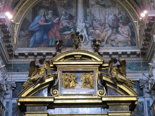 Chapel ( Borghese). Fragments. Rome Basilica of Santa Maria Maggiore. (The Vast Russia! Sergey, Bryansk.)
