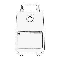 Travel luggage isolated icon vector illustration graphic design