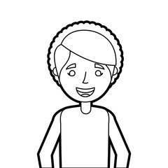 old woman portrait lady grandma cartoon vector illustration